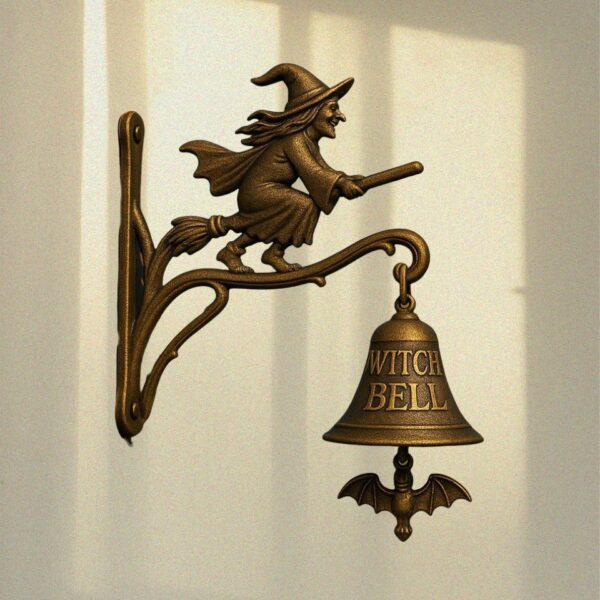 Broom Witch Bell