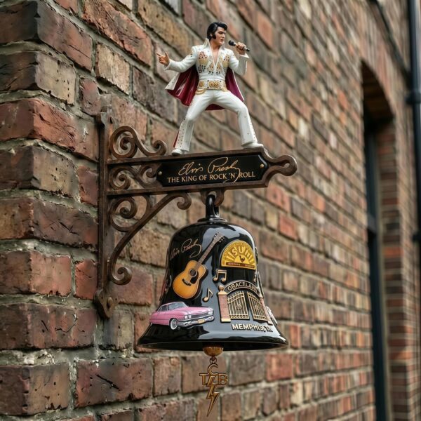 Elvis Presley "King of Rock" Vintage Wall-Mounted Doorbell